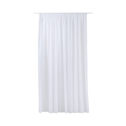 Perdea Voile uni, alba, 300x245 cm