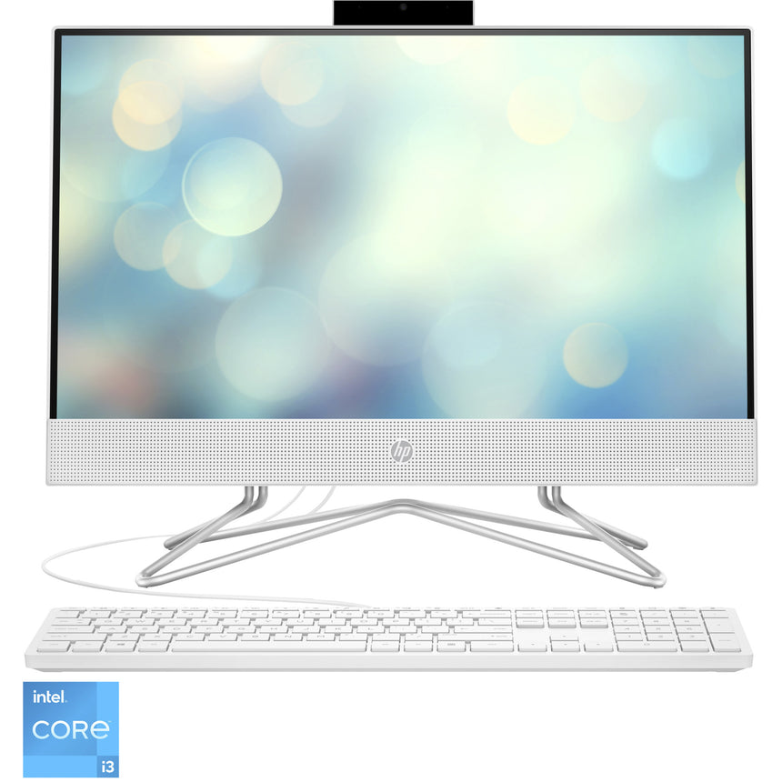 Sistem HP All-in-One 22-dd2000nq PC cu procesor Intel® Core™ i3-1215U pana la 4.40 GHz,21.5", Full HD, 8GB, 256GB SSD, Intel® UHD Graphics, Free DOS
