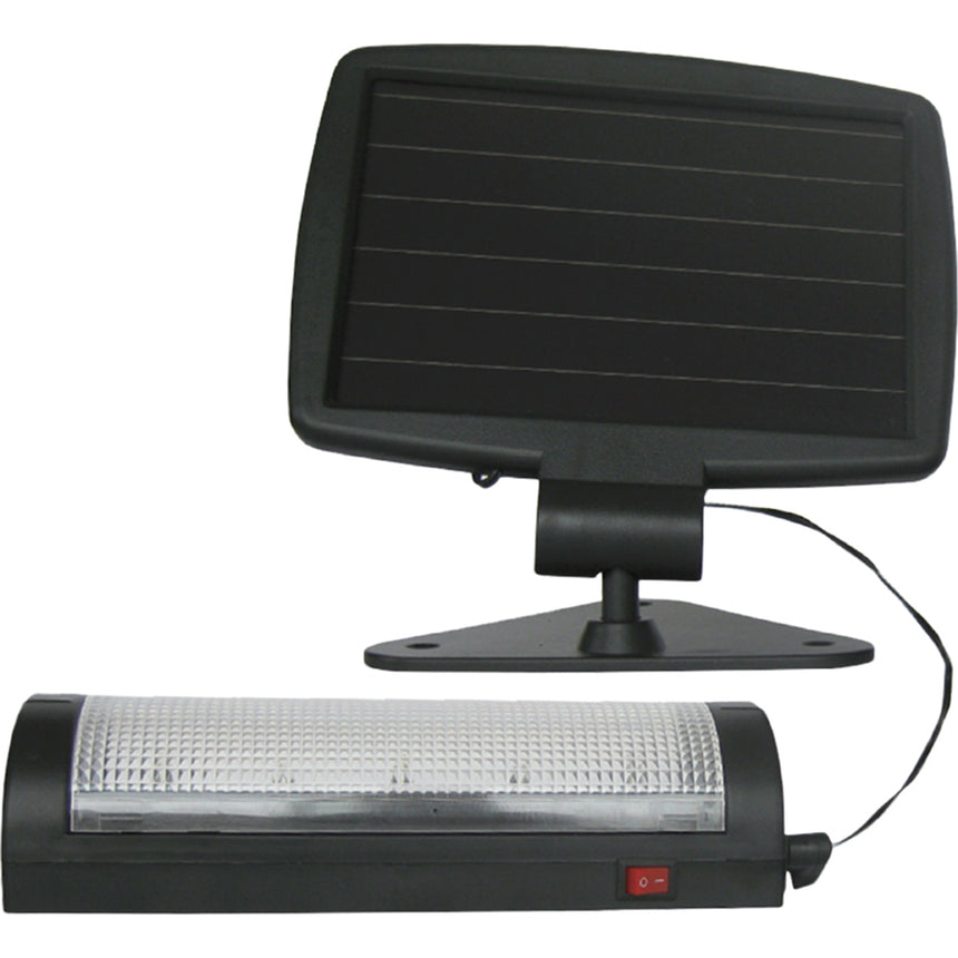 Kit solar iluminat Flink, LED 0.55W, 600mAh, panou solar: 176x174; aplica: 189x60
