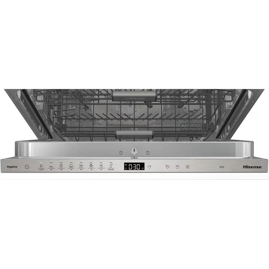 Masina de Spalat Vase Incorporabila HISENSE HV673C61, Wi-Fi, 16 seturi, 7 programe, 60 cm, Clasa C, Panou Comanda Argintiu