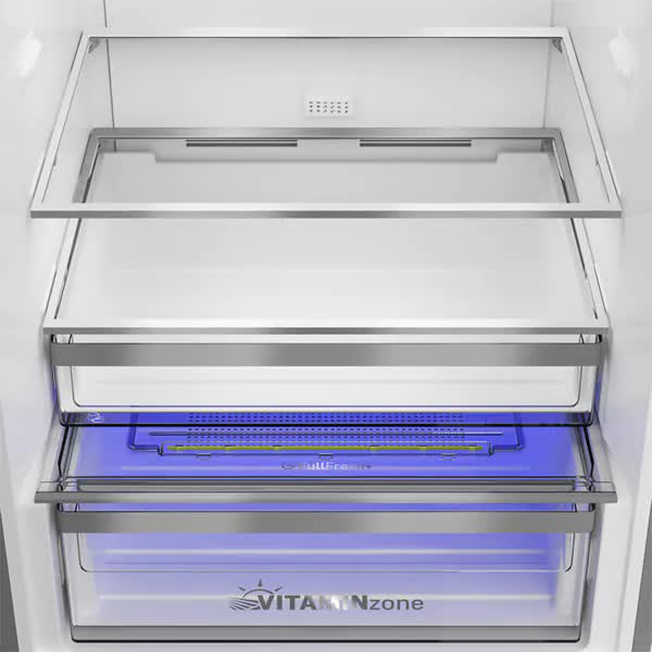 Combina Frigorifica GRUNDIG GKN 27960 FHXRN, No Frost, Duo Cooling, 514 l, H 192 cm, Clasa D, Dark Inox