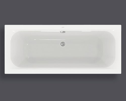 Cada de Baie Rectangulara Jungborn Siana, 190x80x45 cm, Acril, Alb