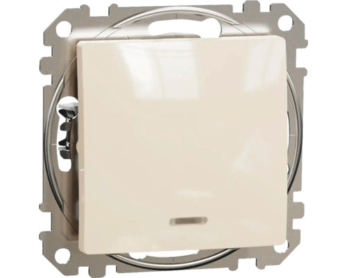 Buton Schneider Sedna Design, Bej