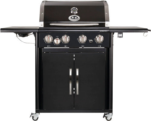 Gratar Pe Gaz Outdoorchef Australia 425g 5 Arzatoare 16, 8 Kw Suprafata De Gatire 65x44, 5 Cm cu Termometru Integrat In Capac, Mese Laterale Pliante, Tava De Colectare Grasime, Furtun Si Regulator