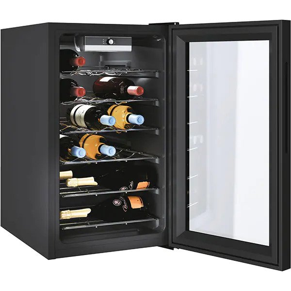 Racitor de vinuri Candy CWC 021MDH/N, 21 sticle, H 70 cm, Clasa G, negru