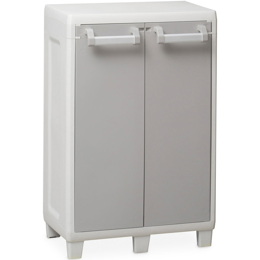 Dulap pentru gradina, Toomax Urban, 2 usi, gri, 65x38x100 cm