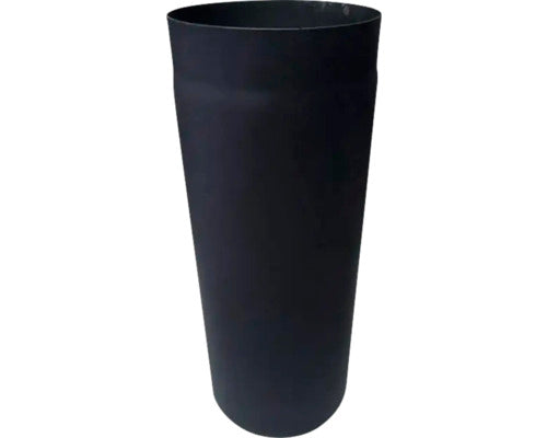 Burlan Cu Gura De Vizitare Din Tabla De Otel Ø120 Mm Negru 1 M