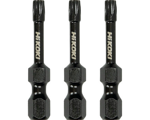Biti De Impact Cruce Hikoki 1/4" T25 38mm, 3 Bucati