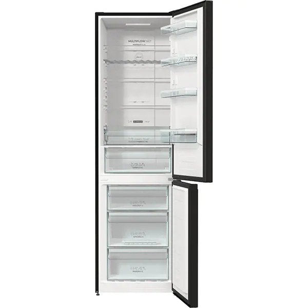 Combina frigorifica GORENJE NRK620EABXL4, No Frost Plus, 331 l, H 200 cm, Clasa E, Negru
