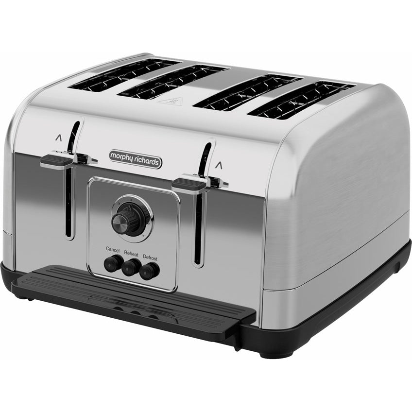 Prajitor de paine Morphy Richards Venture 240130 800W, 7 setari, 4 felii, Inox