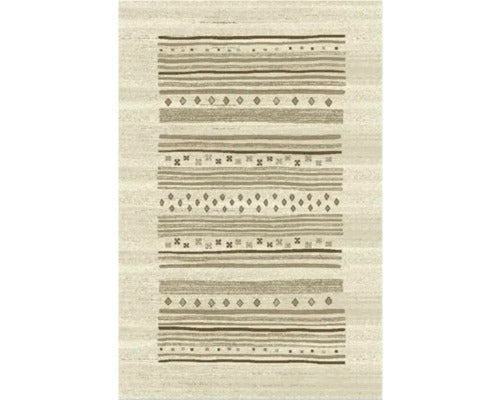 Covor Delta 6537 Model Geometric Gri/bej 60x110 Cm
