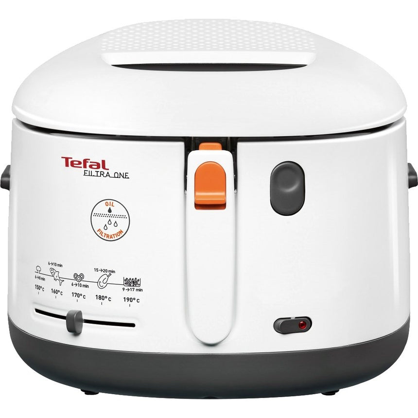 Friteuza Tefal Filtra One FF1621, 1900 W, 2.1 l, Alb/Negru