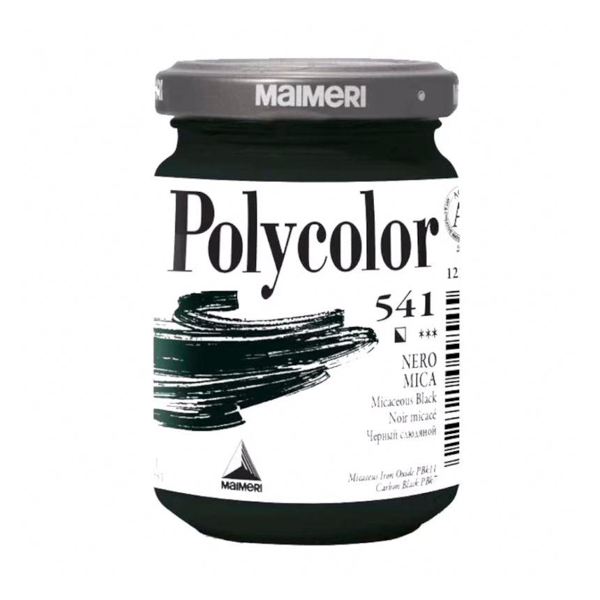 Culoare vinilica Polycolor Maimeri - Black - 140 ml