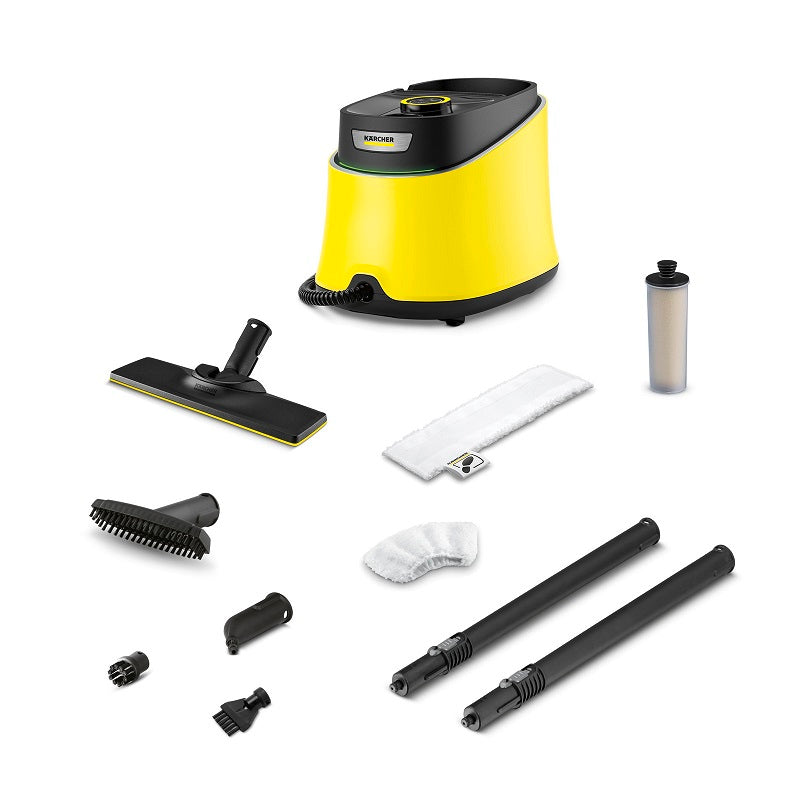 Aparat de curatat cu abur Karcher SC 3 Deluxe EasyFix, Capacitate de incalzire 1900 W, Randament de curatare per rezervor 75 m², Presiune maxim abur 3.5 bar