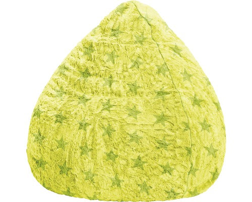 Fotoliu Puf Beanbag Sitting Point Fluffy Stars Xl Verde 70x110 Cm