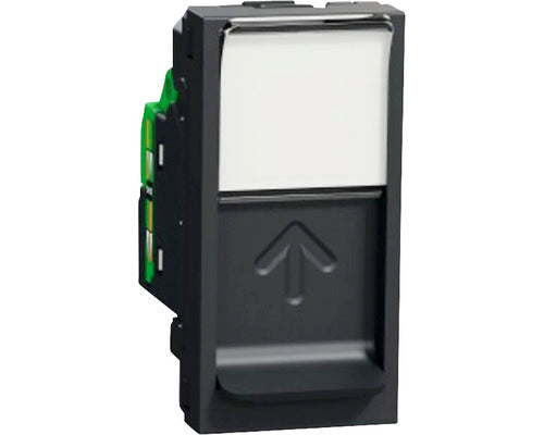 Priza Date Rj45 Unica Cat5 Utp, Antracit