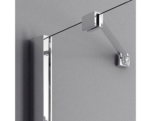 Paravan de cada Radaway Idea PNJ 70, sticla 6mm, 700x1500 mm, profil crom