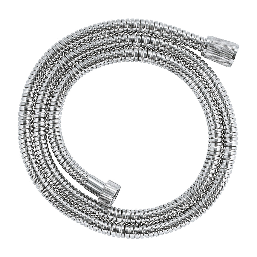 Furtun de dus Grohe VitalioFlex Metal 27503000, 1.75 m, presiune maxima 5 bar, Argintiu