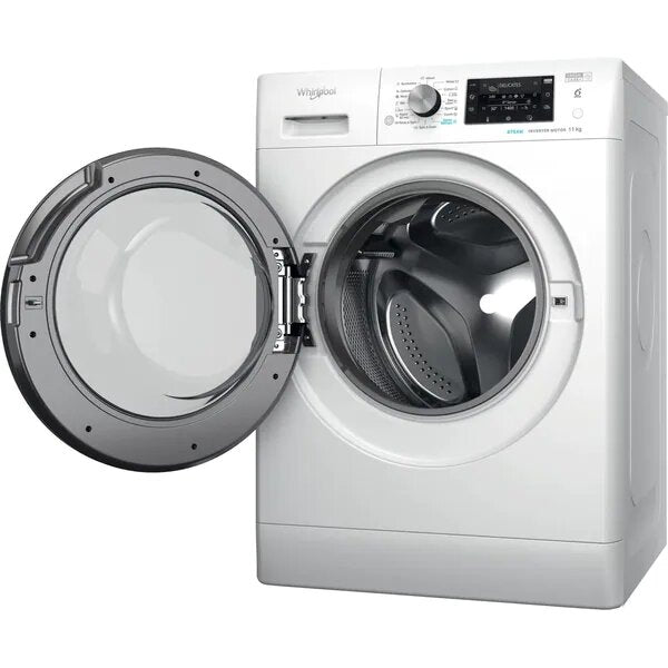 Whirlpool FFD 11469 BV EE Masina de spalat cu incarcare frontala, 1400 rpm, tehnologie 6th sense, Clasa energetica A, 11 kg, 59,5 cm, Alb