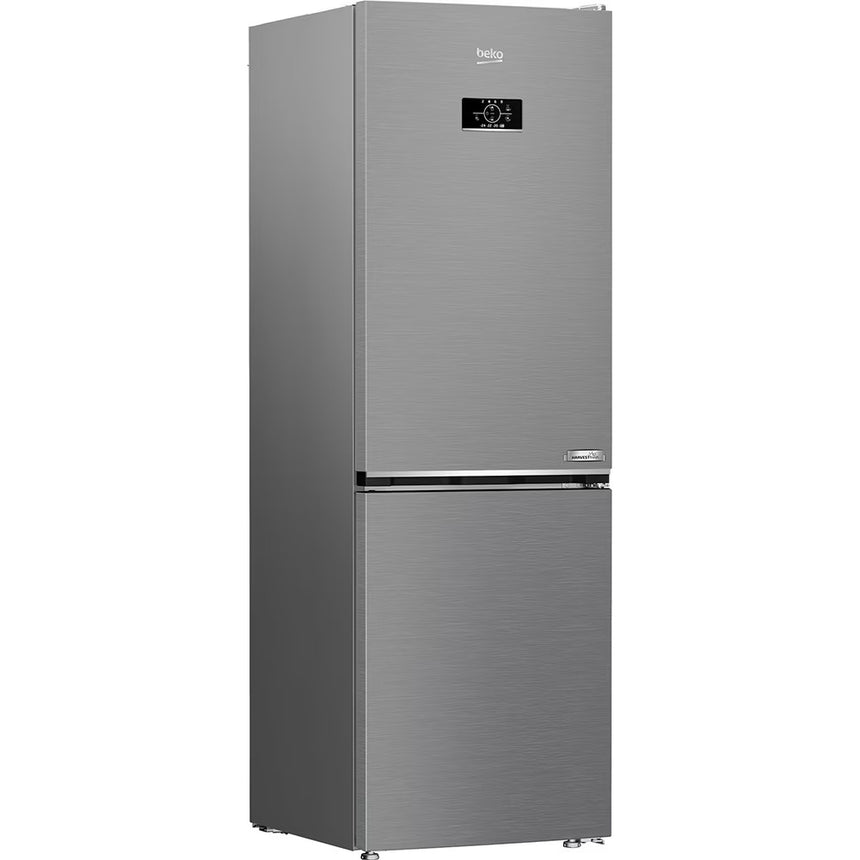 Combina frigorifica Beko B5RCNA366HXB1, 316 l, No Frost, Clasa C, AeroFlow, HarvestFresh, MaxStore, H 186,5 cm, Manhattan Gray
