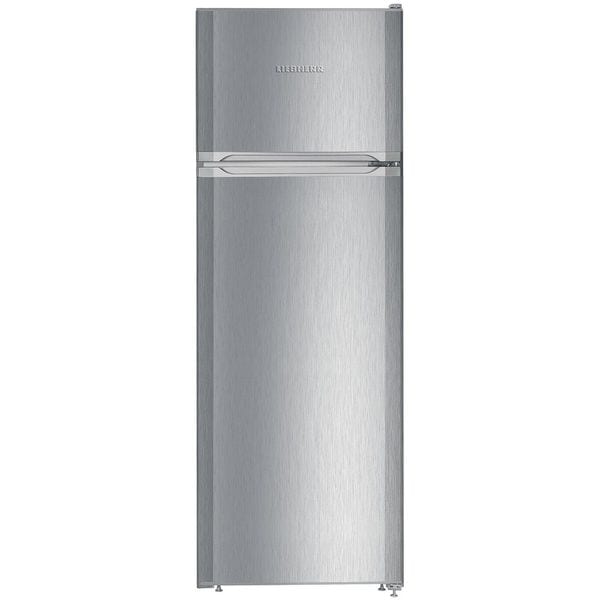 Frigider cu doua usi LIEBHERR GKle 1655-6, Smart Frost, 271 l, H 157 cm, Clasa E, argintiu