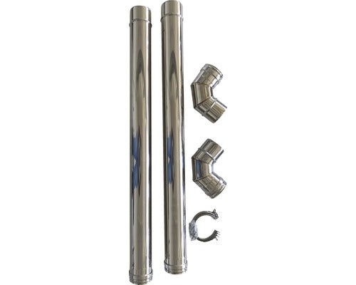 Kit Evacuare Gaze Arse Ø100 Mm Pentru Cazane Pe Peleti 32, 33 Sau 42 Kw