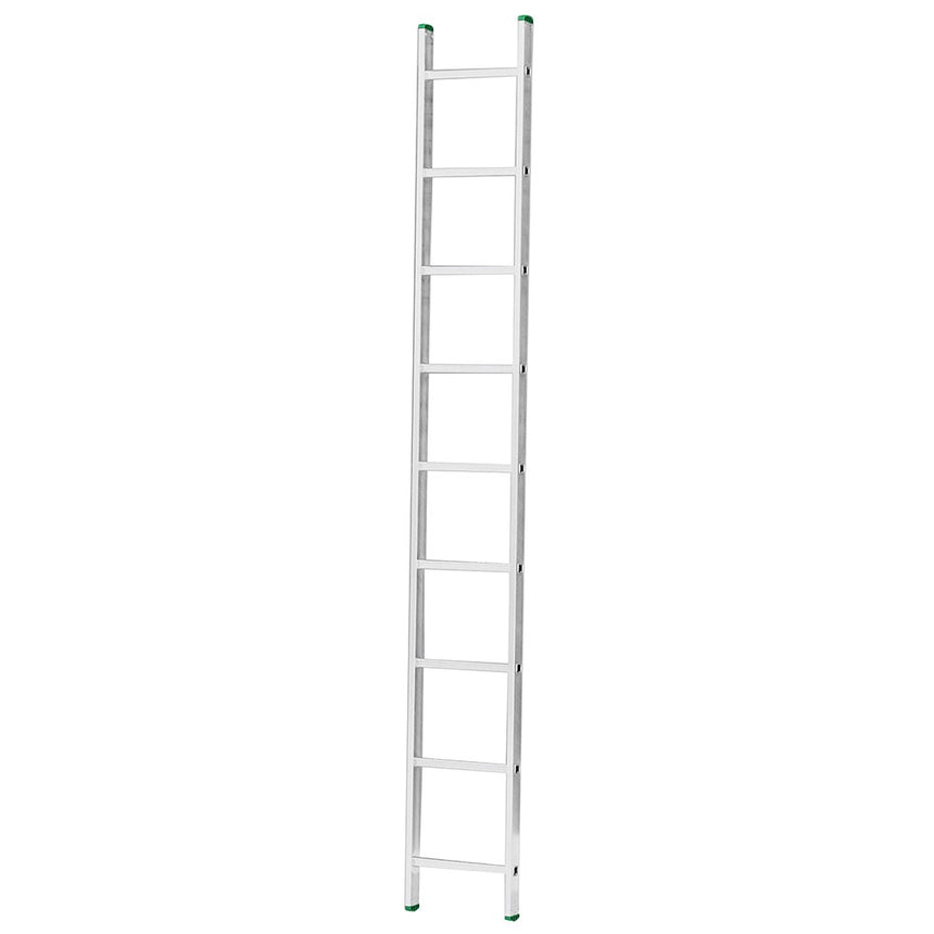 Scara simpla aluminiu Alverosal, 9 trepte, inaltime 2.56 m