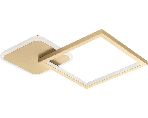 Plafoniera EGLO GAFARES 900424, LED 15W 2100lm 3000-6500K, Auriu, Alb Telecomanda IP20