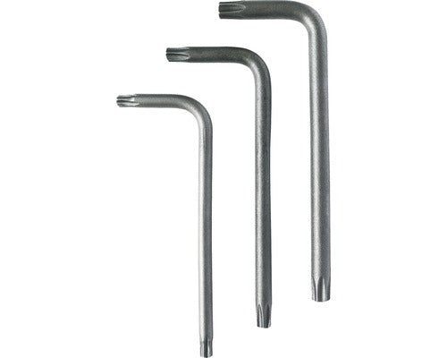 Set Chei Torx Wgb T10/t15/t20, 3 Piese, Crom-vanadiu