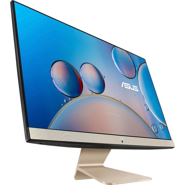 Sistem PC All in One ASUS M3400WYAK-BA017W, AMD Ryzen 7 5825U pana la 4.5GHz, 23.8" Full HD, 16GB, SSD 512GB, AMD Radeon Graphics, Windows 11 Home, Negru-Auriu