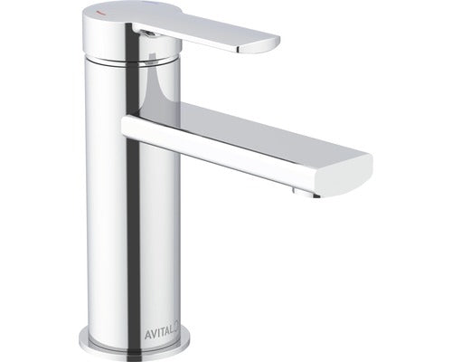 Baterie lavoar monocomanda Okano, ventil push-open, crom