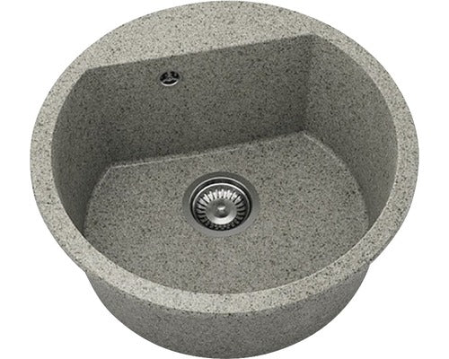 Chiuveta Bucatarie Rotunda Fat Avangard 223 Ø51 Cm, Granixit Tweed