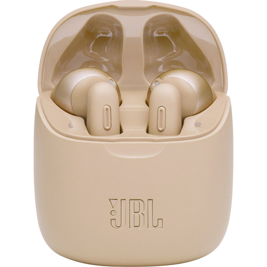 Casti Audio In Ear JBL Tune 225, True Wireless, Bluetooth, Autonomie 25 ore, Auriu