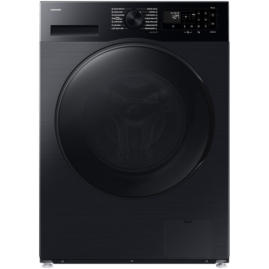 Masina de spalat rufe cu uscator Samsung WD90DG5B15BBLE, Spalare 9 kg, Uscare 6 kg, 1400 RPM, Clasa D, AI Ecobubble, WiFi, Negru
