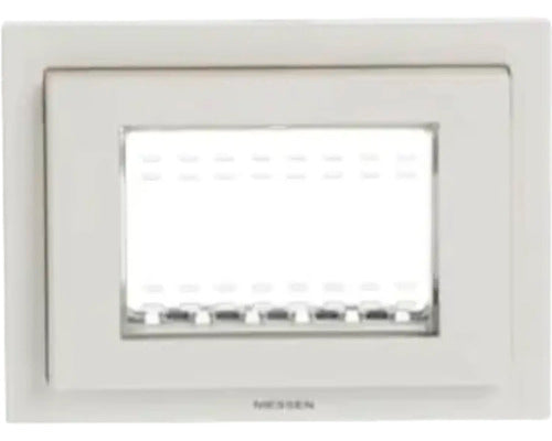 Rama Aparataje Abb Zenit 3 Module Ip55, Capac De Protectie, Alb