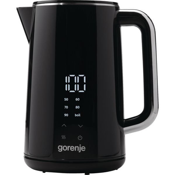 Fierbator Apa GORENJE K17DWD, 1.7l, 2200W, Negru-Argintiu