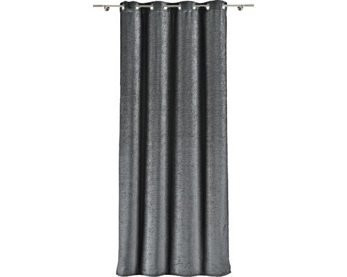 Draperie Cu Inele Velar Gri 250x245 Cm