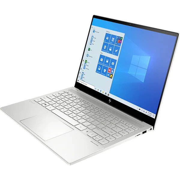 Laptop HP Envy 14-eb0001nq, Intel Core i7-1165G7 pana la 4.7GHz, 14" WUXGA, 16GB, SSD 512GB, Intel Iris Xe Graphics, Windows Home, Argintiu