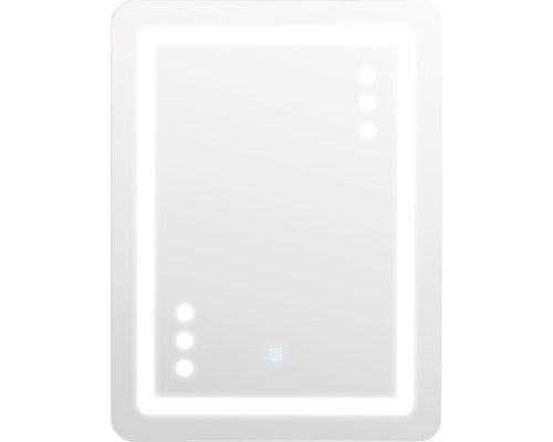 Oglinda baie cu iluminare LED si functie Touch 60x80 cm IP44 80-19-1