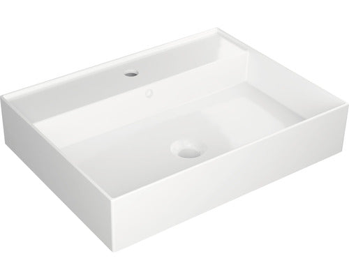 Lavoar ceramica Jungborn Quattro 61 cm alb lucios