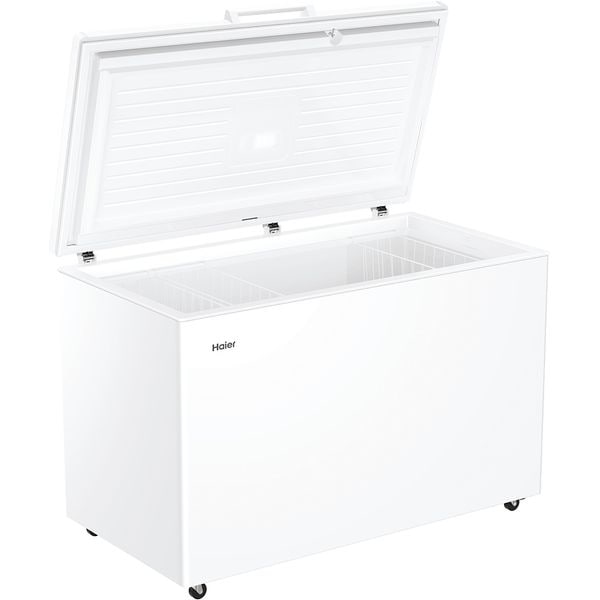 Lada frigorifica Haier HCE420E, Low Frost, 418 l, H 89 cm, Clasa E, alb