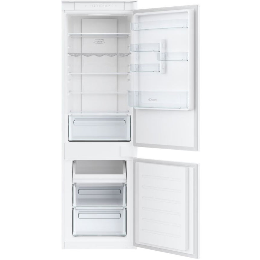 Combina frigorifica incorporabila Candy Fresco CBT3518FW, 248 l, No Frost, WiFi, Super Cooling, Super Freezing, Usi reversibile, H 177 cm, Clasa E