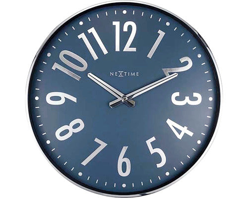 Ceas Perete Nextime Alchemy Albastru Ø 40 Cm