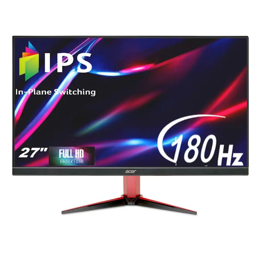 Monitor Acer KG272M3bmiipx, 27 inch, Full HD, IPS, 180Hz, 1ms, negru/rosu