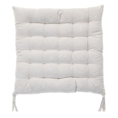 Perna pentru scaun Mendola Interior, 40x40x6 cm, bumbac 100%, 2 fete, 25 puncte, bej-gri