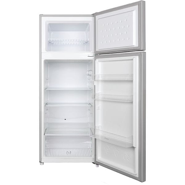 Frigider cu doua usi Candy CDG1S514ES, doua usi, static, 211 litri, clasa E, control mecanic, silver