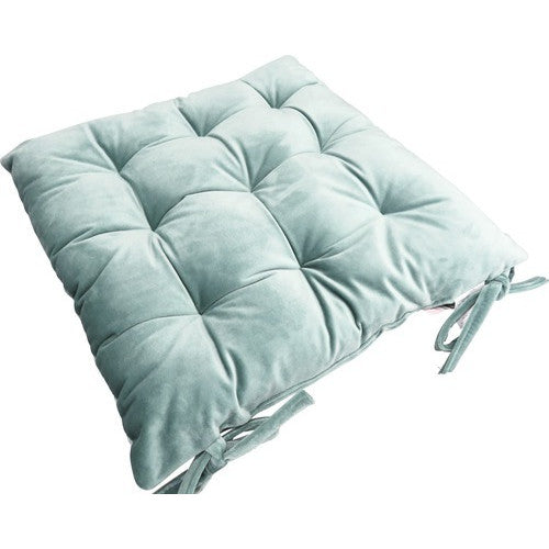 Perna scaun catifea SoleVito Velvet Deluxe, verde menta, 40x40 cm