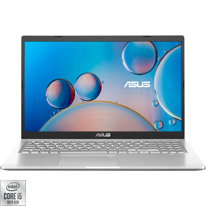 Laptop ASUS X515JA cu procesor Intel® Core™ i5-1035G1, 15.6", Full HD, 8GB, 512GB SSD, Intel® UHD Graphics, No OS, Transparent Silver