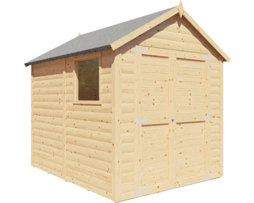 Casuta De Gradina Konsta Blockhaus Cu Podea 181x239 Cm Natur