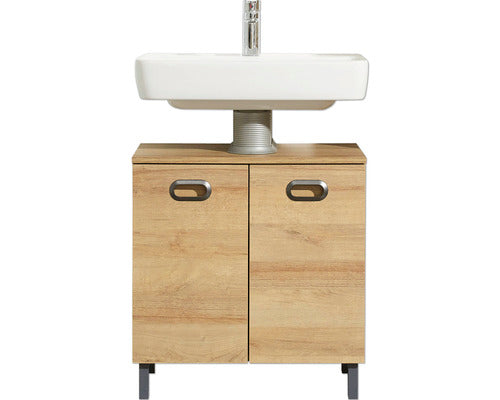Baza Lavoar Baie Pelipal Quick Set 353, 2 Usi Rotative, PAL, 60 cm, Stejar Riviera